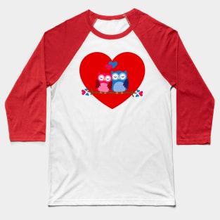 Love Birds Baseball T-Shirt